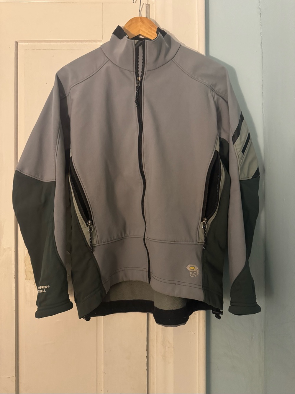 Mountain Hardwear Women’s Gray Purple Softshell Jacket